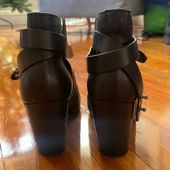 EUC rag & bone Black Harrow booties - size 41 (10.5 US) - Picture 6 of 8